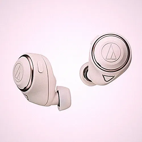 Audio-Technica ATH-CKS50TW Solid Bass True Wireless Earbuds Beige R87241658