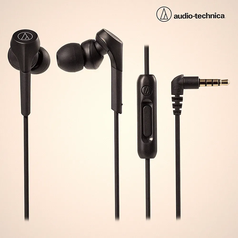 Audio-Technica ATH-CKS550XiS BK | SOLID BASS In-Ear | Mic | Schwarz