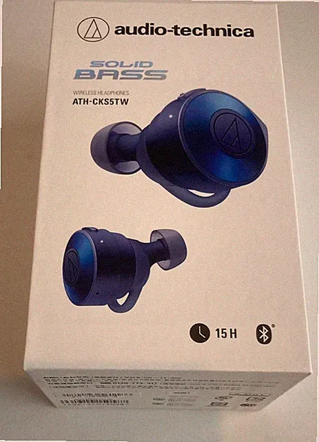 Audio-Technica - Ath-Cks5Tw Blaue True Wireless Ohrhörer - Mit 2 Jahren Garantie