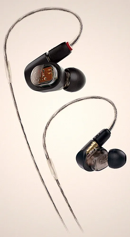 Audio-Technica ATH-E70 InEar Monitor Kopfhörer Kabel Tragekomfort Isolierung Bag