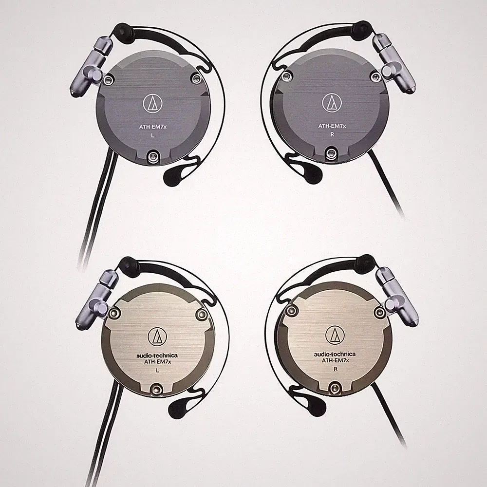 Audio-Technica ATH-EM7X Clip-On Kopfhörer – Aluminium