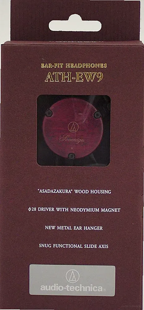 Audio-Technica ATH-EW9 Kabelgebundene Ohrbügel-Kopfhörer Asada Kirschholz Braun