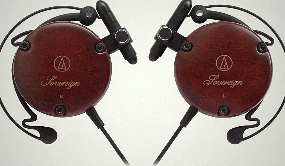 Audio Technica ATH-EW9 Ohr Fit Clip-On Kopfhörer Holz Holz Asada Sakura
