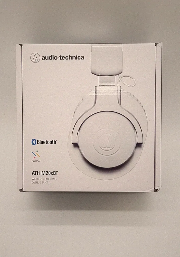 Audio Technica ATH-M20XBT WH Wireless Kopfhörer Bluetooth, B-Ware! Neuwertig