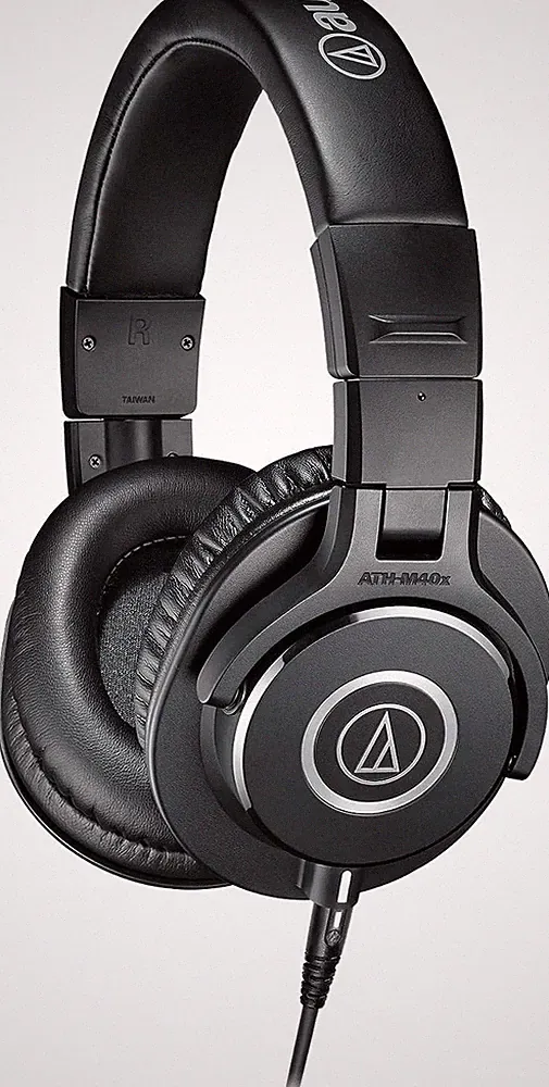Audio-Technica ATH-M40x, Monitor-Kopfhörer, 40 mm, 35 Ohm, Schwarz