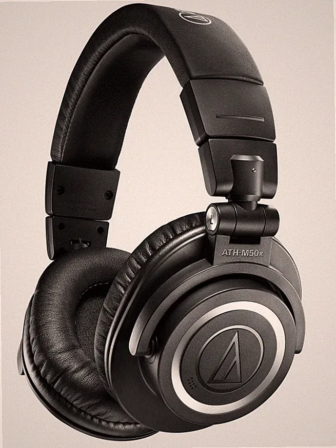 Audio-Technica ATH-M50xBT2 | schwarz | kabelloser Over-Ear Kopfhörer | Bluetooth
