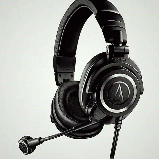 Audio-Technica ATH-M50xSTS StreamSet, Headset, schwarz