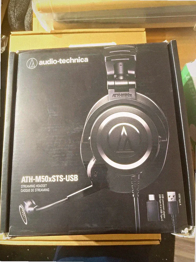 Audio-Technica ATH-M50xSTS-USB Over-Ear Streamer Headset