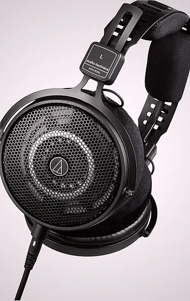 Audio-Technica ATH-R50x Profi Over-Ear Kopfhörer Offene Bauweise Schwarz