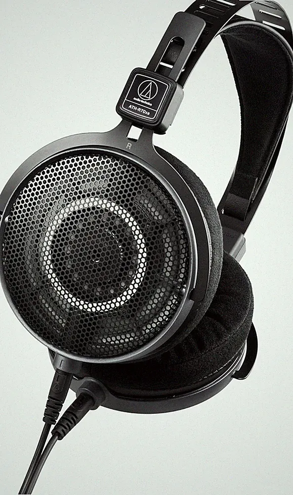 Audio-Technica ATH-R70xa Pro Over-Ear Studio Kopfhörer Offen Black 470 Ohm
