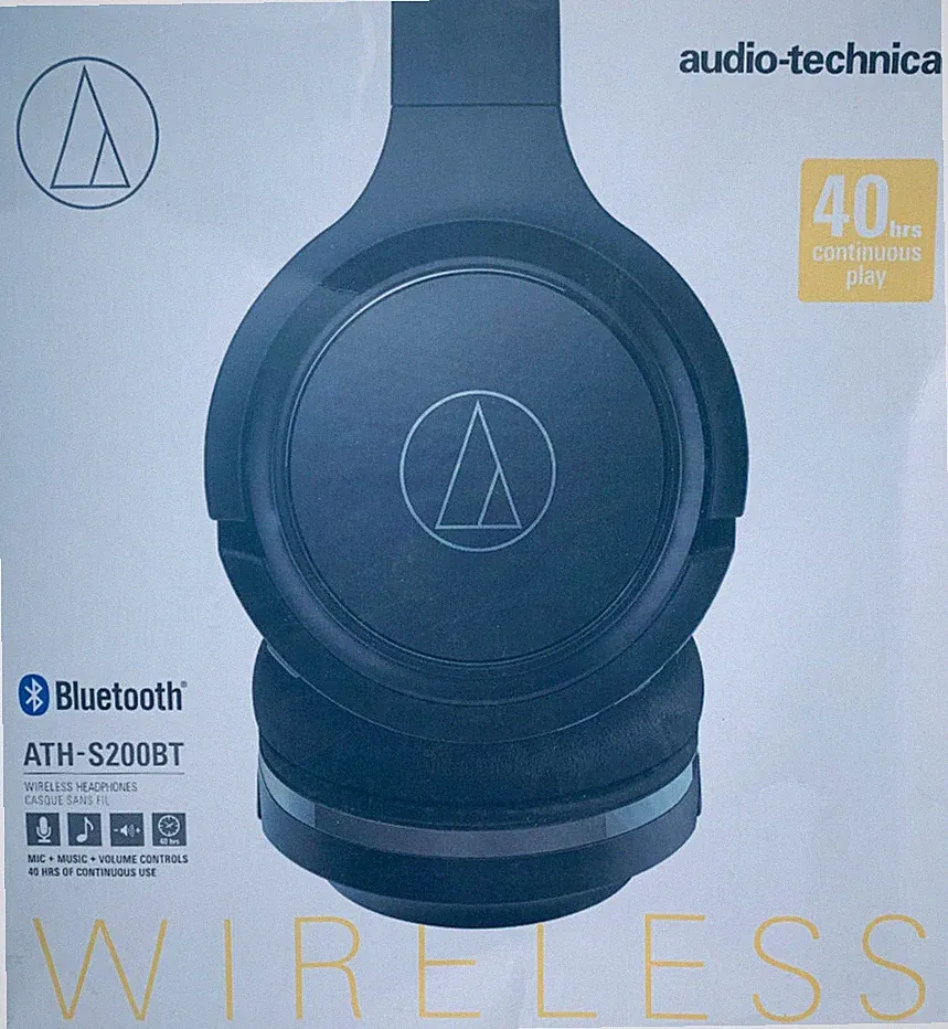 audio-technica ATH-S200BT Bluetooth-Kopfhörer schwarz