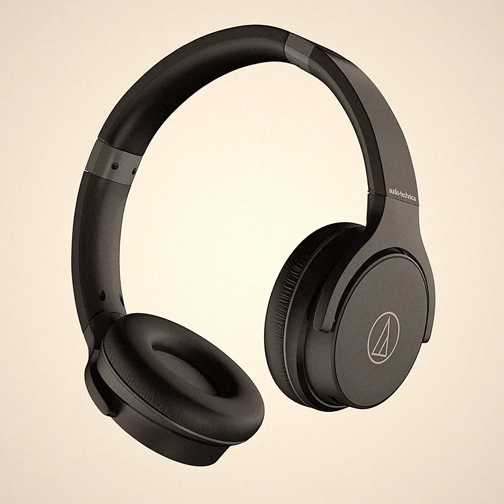 Audio-Technica ATH-S220BTNBG Wireless On Ear Kopfhörer, Navy Beige