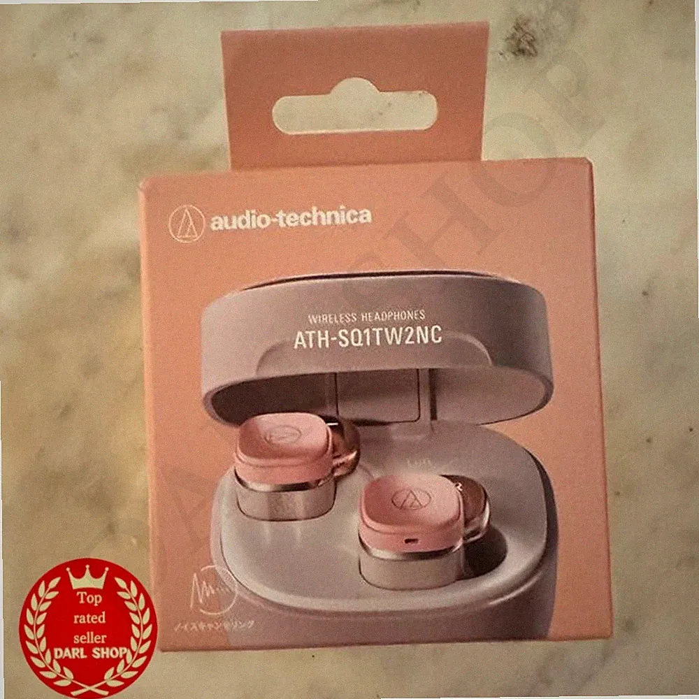 Audio-Technica ATH-SQ1TW2NC PK True Wireless Earbuds Kopfhörer Pink NEU