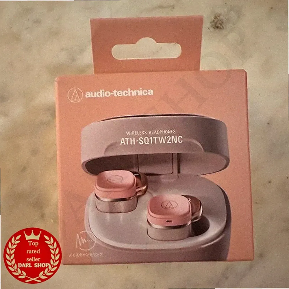 Audio-Technica ATH-SQ1TW2NC PK True Wireless Earbuds Kopfhörer Pink NEU