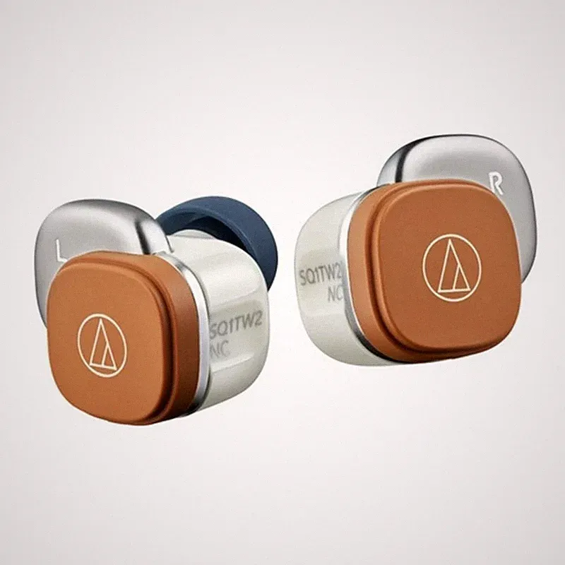 Audio-Technica ATH-SQ1TW2NC WCM True Wireless Kopfhörer Weiß Camel