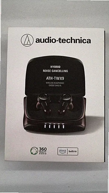 Audio-Technica ATH-TWX9 True Wireless Earphones BT Noise Cancelling 5,8 mm...