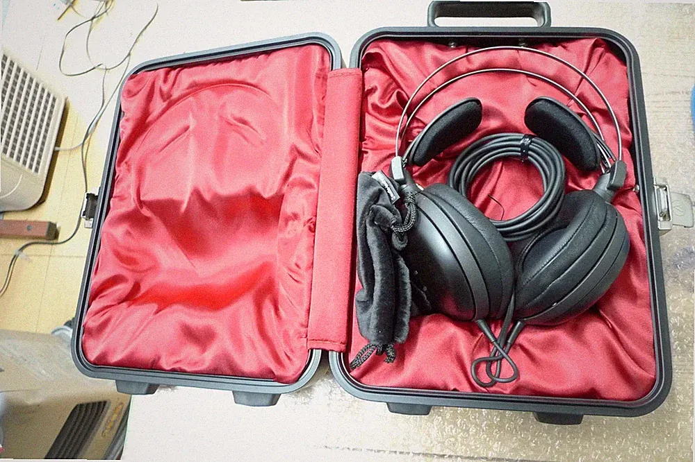 Audio-Technica ATH-W5000 W Serie geschlossene Kopfhörer Ebenholz Holz 53 mm G...