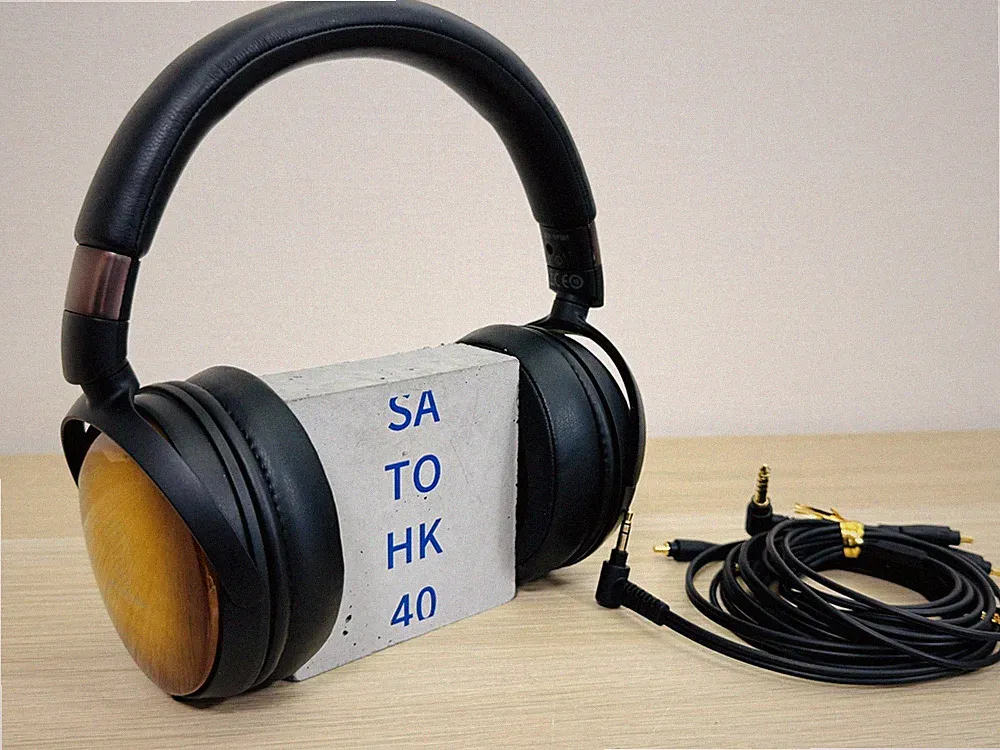Audio-Technica ATH-WP900 Holz Kopfhörer 3,5 mm 4,4 mm symmetrische A2DC Kabel