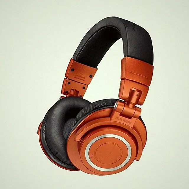 Audio Technica ATHM50X schwarz Studiomonitor Kopfhörer + Tasche & Kabel ATH-M50X
