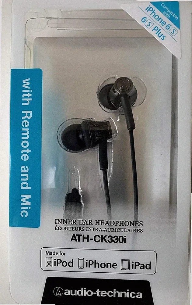 Audio-Technica In-Ear-Kopfhörer, Headphones with Remote and Mic, NEU/OVP