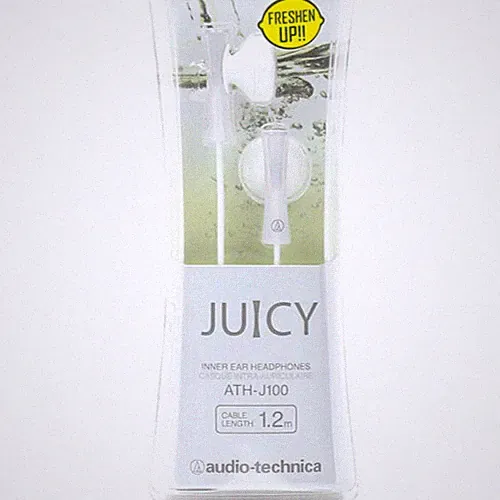 audio-technica Juicy ATH-J100 Kopfhörer Handy In-Ear Stereo 3,5mm Klinke weiß