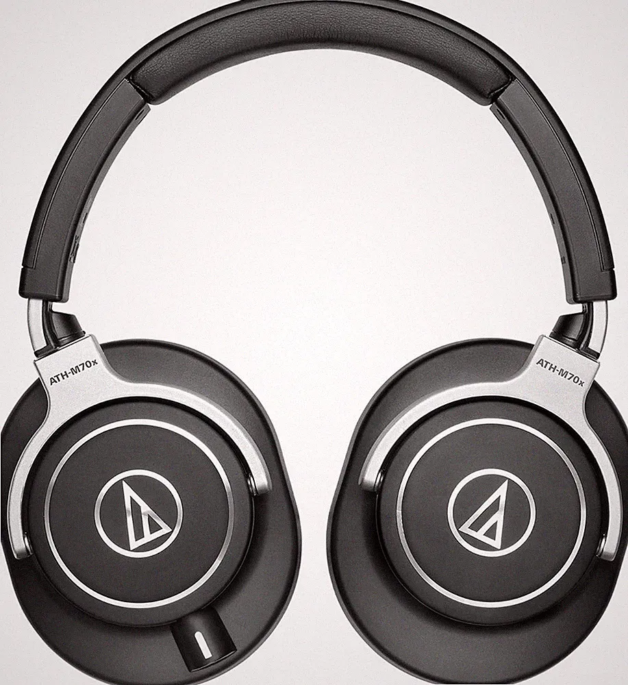 Audio Technica Kopfhörer ATH-M70x Schwarz Professioneller Monitorkopfhörer