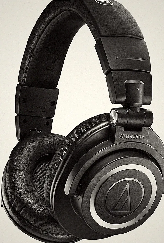 Audio-Technica M50xBT2 Schwarz – Over-Ear, Bluetooth, HiFi-Sound, lange Akkulauf