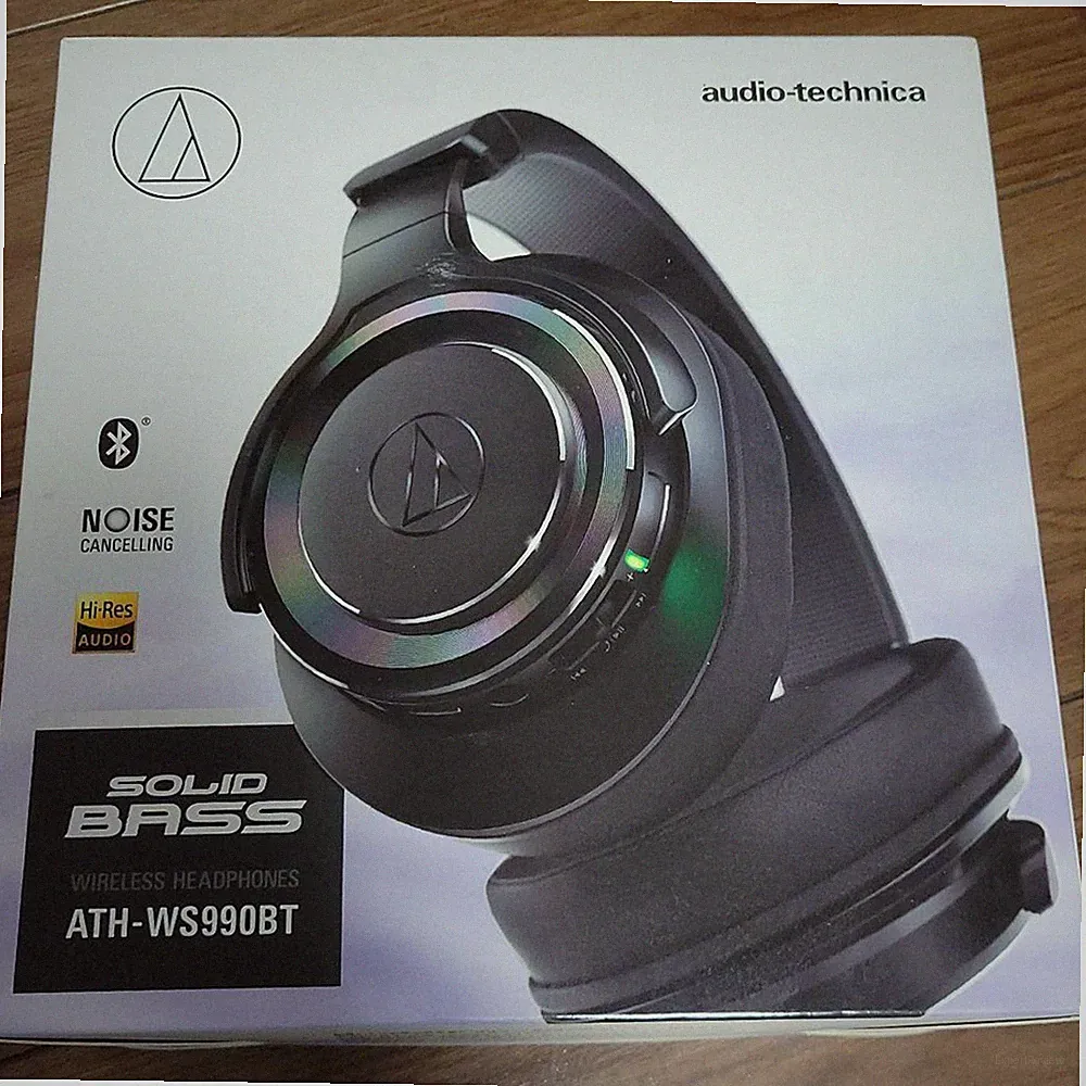 audio-technica SOLID BASS Bluetooth Kopfhörer ATH-WS990BT BK Japan NEU
