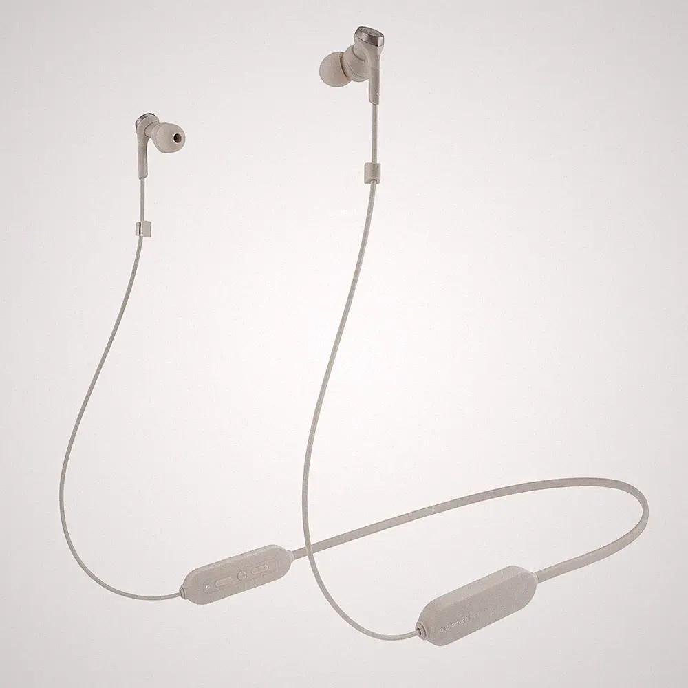 Audio-Technica SOLID BASS Wireless Kopfhörer ATH-CKS330XBT BG Beige In-Ear NEU