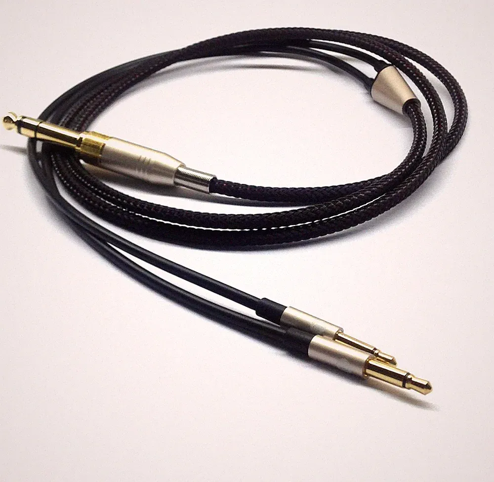 Audio-Upgrade-Kabel für Denon Meze Focal Kopfhörer Schwarz 3 m