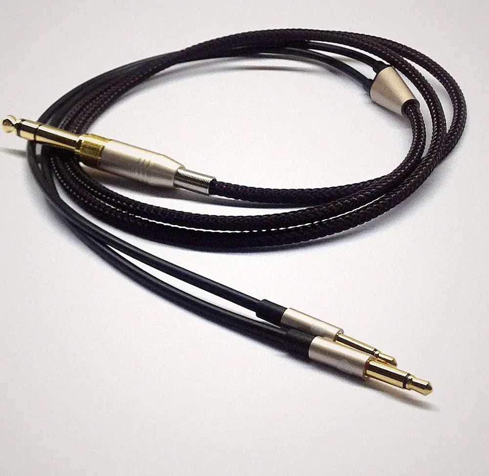 Audio-Upgrade-Kabel für Denon Meze Focal Kopfhörer Schwarz 3 m