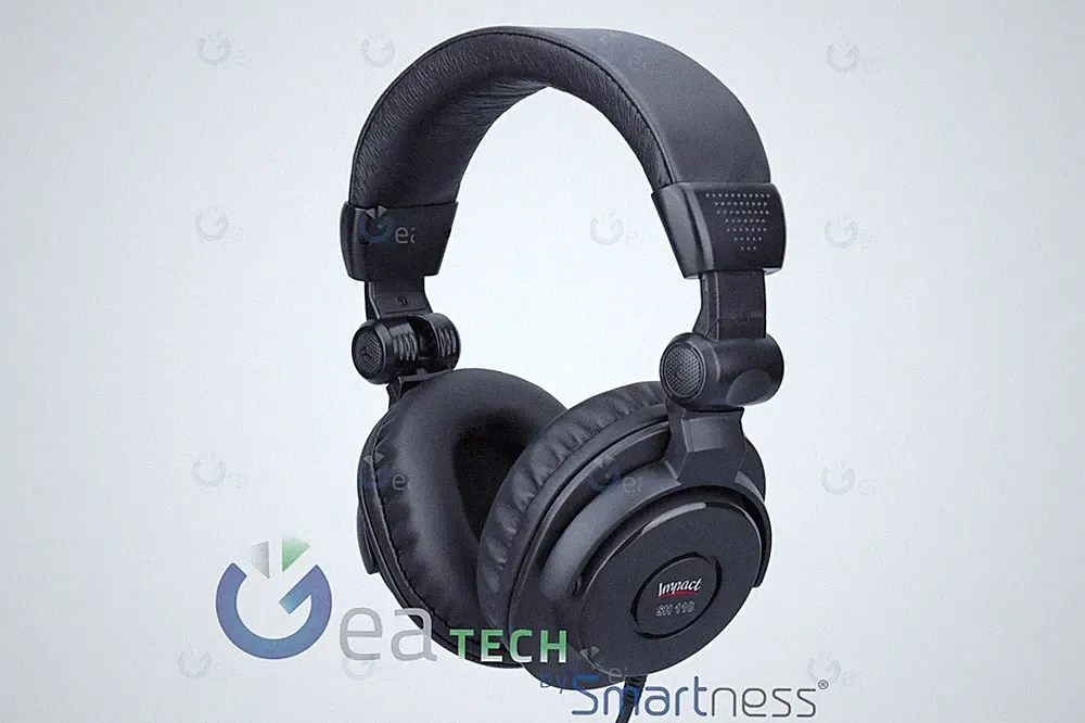 AudioDesign Pro SH110 Studiokopfhörer Over-Ear On-Ear Kabel 3,5 mm 3MT Schwarz