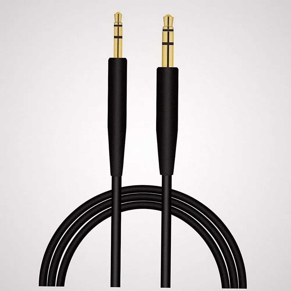 Audiokabel Aux 3,5mm auf 2,5mm Kabel für Kopfhörer - 140cm schwarz