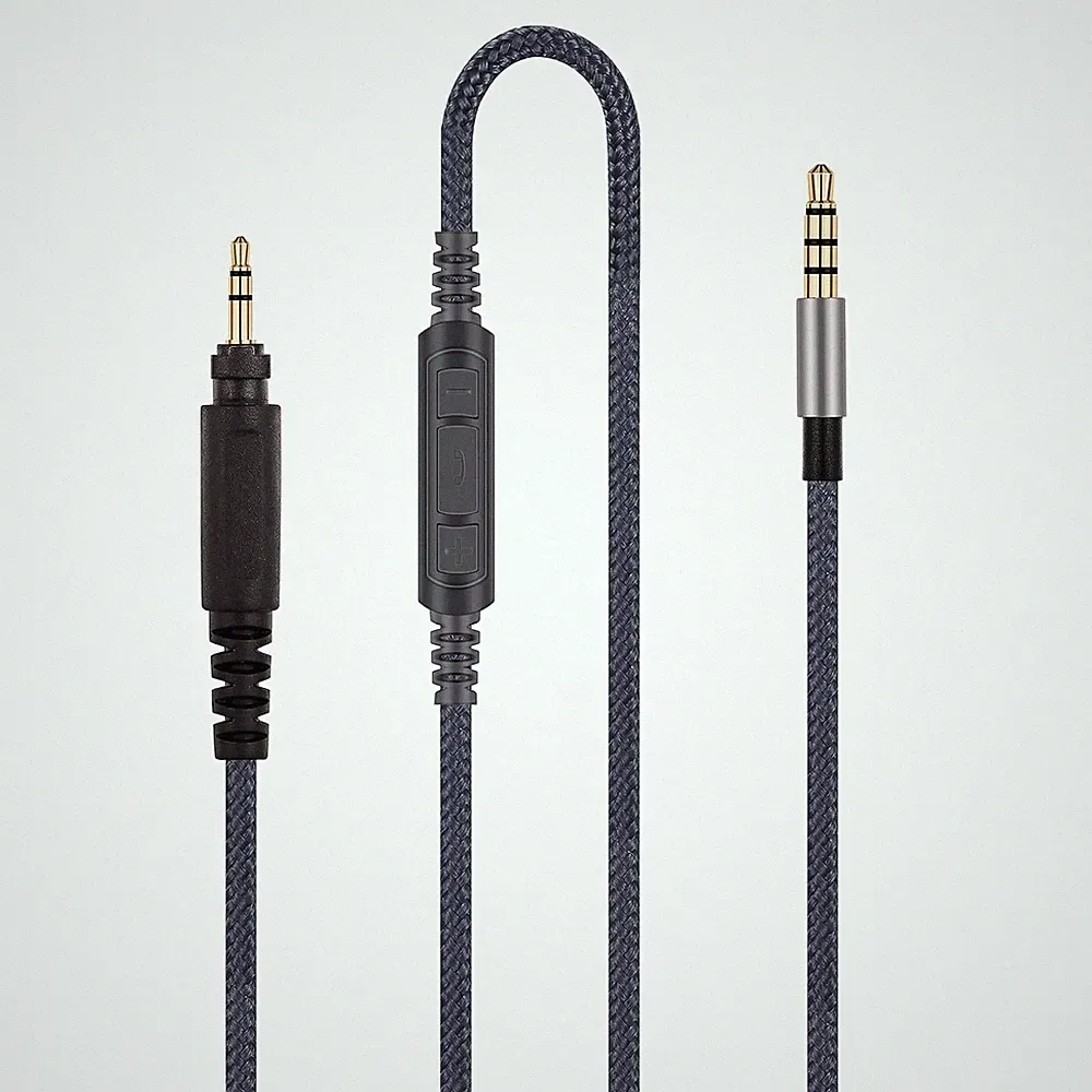 Audiokabel-Ersatz – kompatibel mit Shure SRH840 SRH940 SRH440 SRH750DJ Kopfhörer