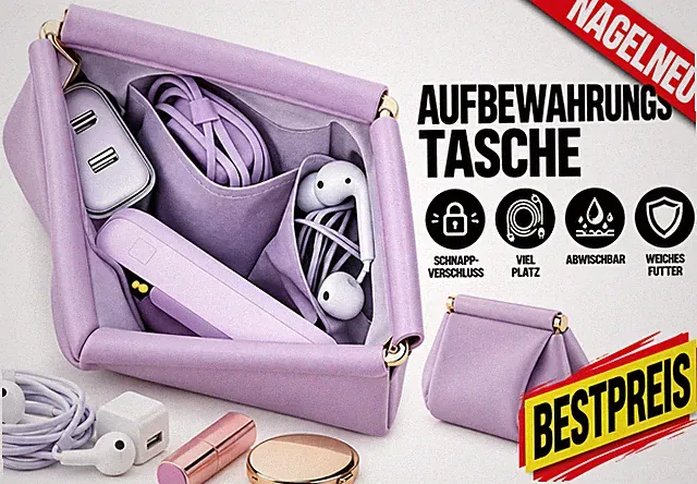 Aufbewahrungstasche Kopfhörer Etui Kugel Mini Beutel Lippenstifte Kosmetiktasche