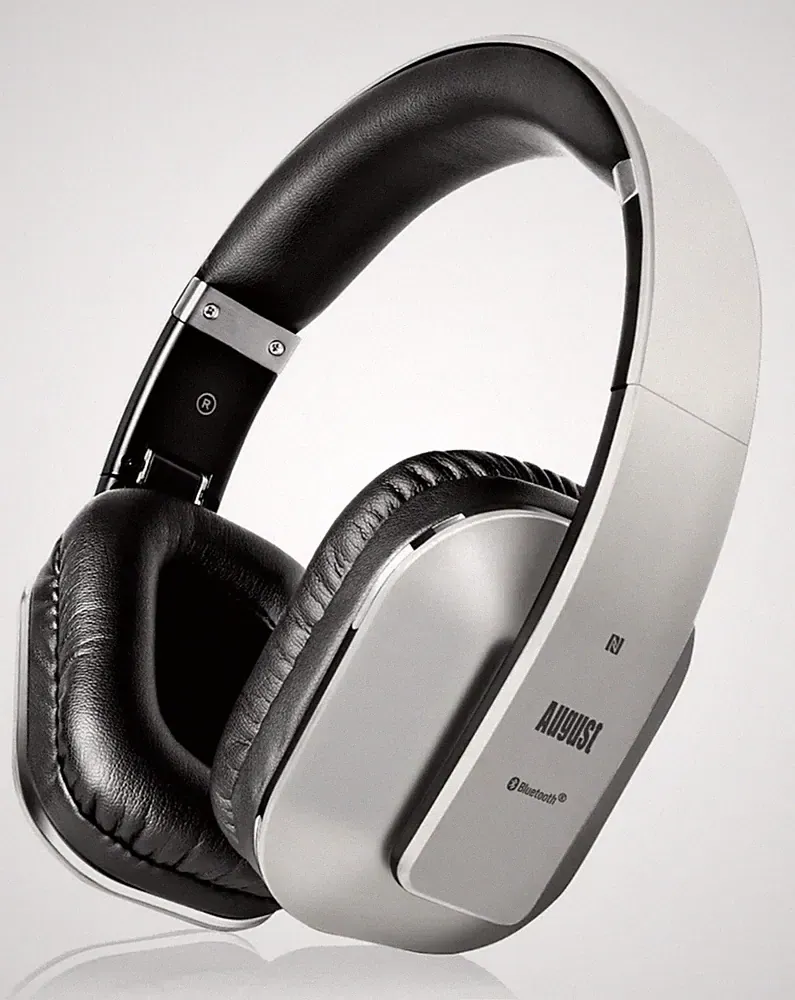 August EP650 Bluetooth NFC Kopfhörer / Silber