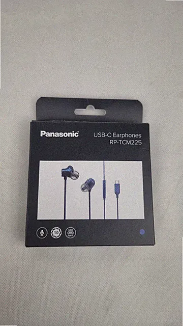 Auriculares Panasonic USB-C con micrófono, auriculares intrauditivos con cable
