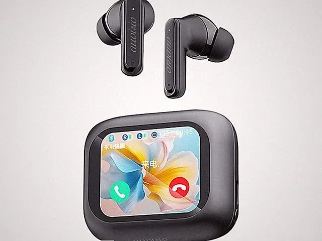 auvisio KI Übersetzer Kopfhörer 135 Sprachen In-Ear ANC 28dB Touch Ladebox