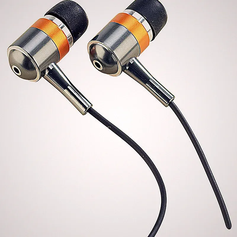 auvisio Kopfhörer Klinke: Stereo-Ohrhörer "Bass Tube" 3,5 mm Klinke