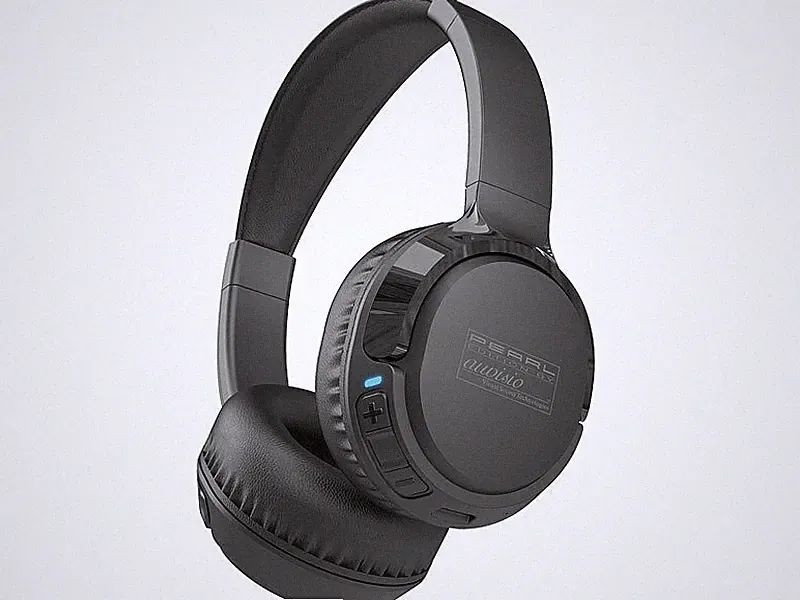 auvisio Over-Ear Bluetooth 5.3 Kopfhörer, Akku, App-Steuerung, OHS-300.app
