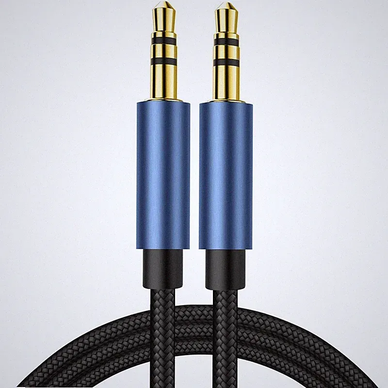 AUX Kabel 2 Meter Klinkenkabel 3,5mm Klinke Stereo Kopfhörer Stecker Audio 2M