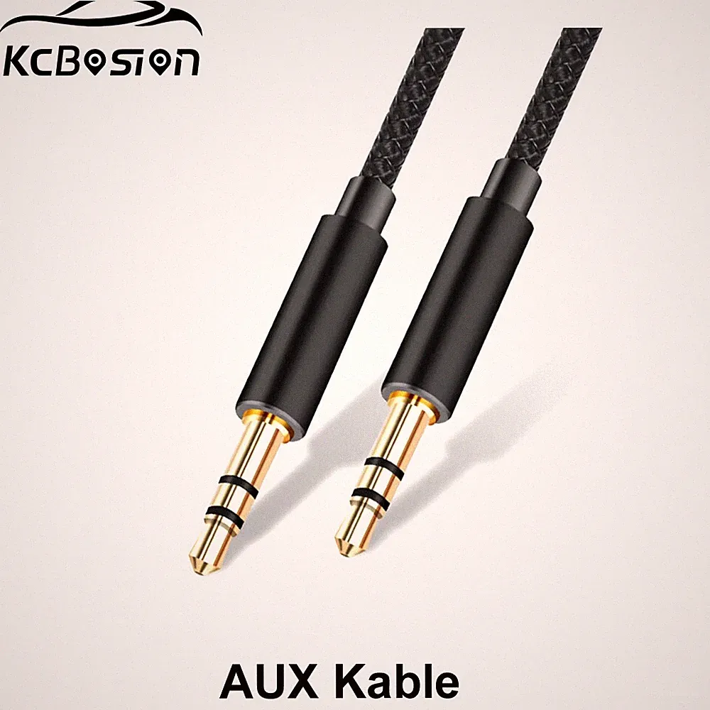 Aux-Kabel 3,5 mm Klinke auf 3,5 mm Klinke Stecker für Telefon Kopfhörer Laptop