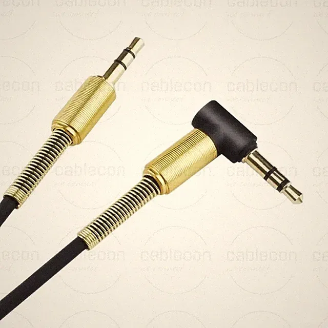 Aux Kabel Kopfhörerkabel Audio Stereo Klinkenkabel 3,5 mm Klinke Winkel Stecker