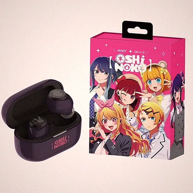 AVIOT TE-V1R-ONK Oshi no Ko Wireless Earbuds Anime Collaboration Japan Neu