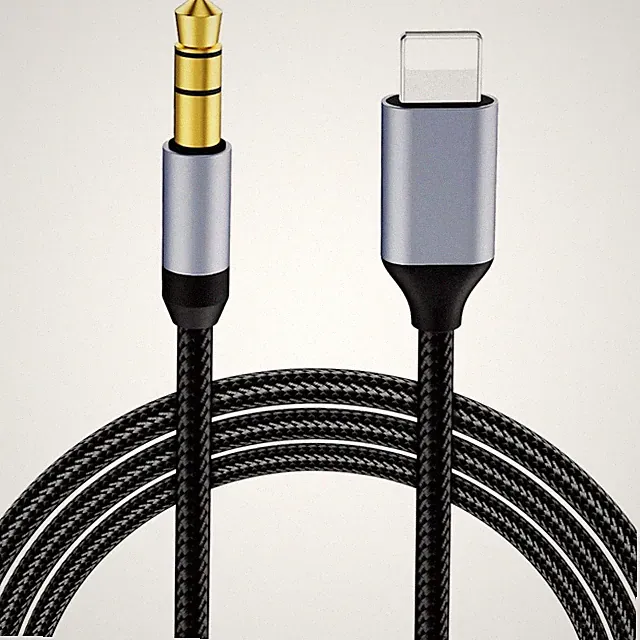 Axfee Aux Kabel Auto 1M Lightning auf 3 5mm Klinke für iPhone Lautsprecher