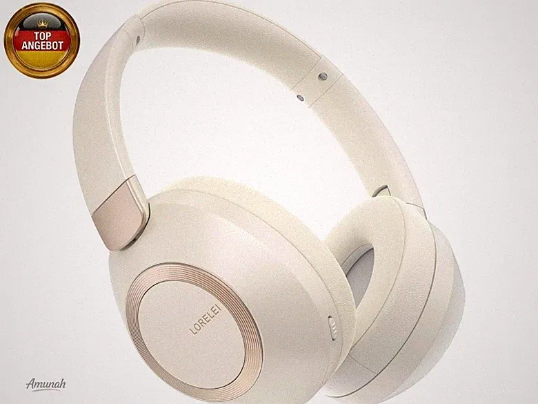 B-C6 Kabellose Over-Ear-Kopfhörer, 50H Playtime Faltbare, leichte