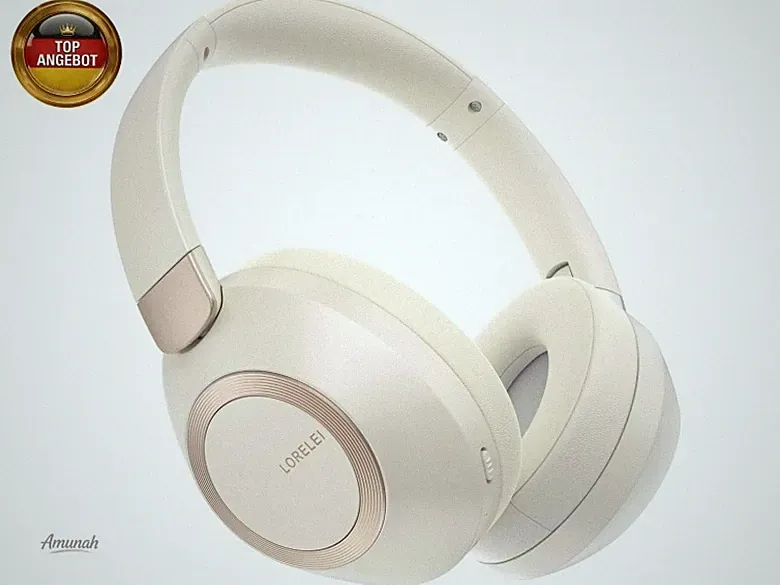 B-C6 Kabellose Over-Ear-Kopfhörer, 50H Playtime Faltbare, leichte