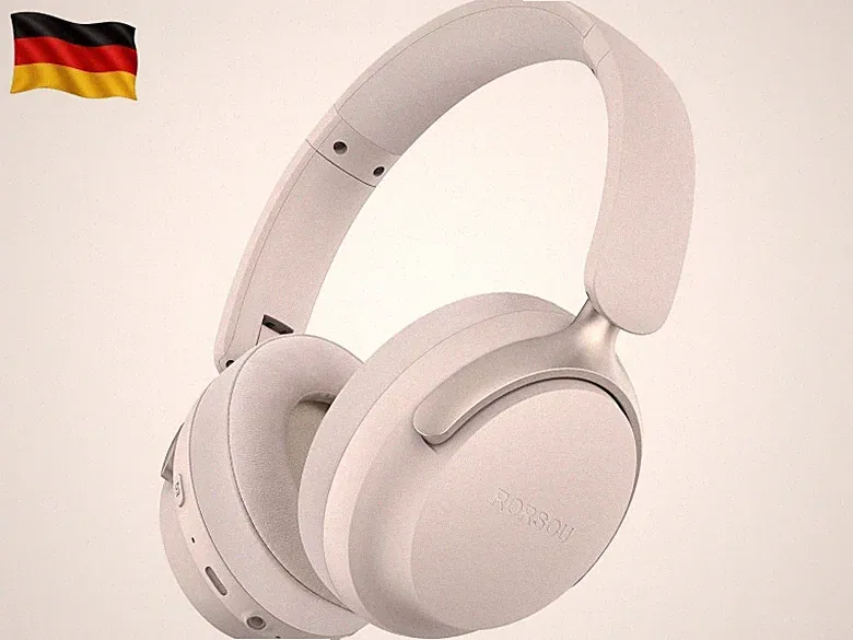 B8 Bluetooth Kopfhörer Over Ear, 6 EQ Musikmodi und 50H Spielzeit Deep Bass