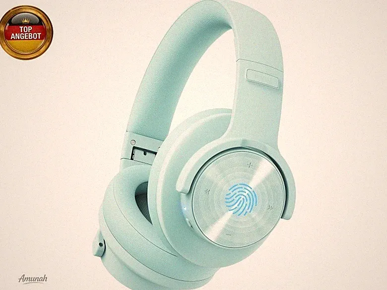 B8 Bluetooth Over Ear Kopfhörer, 120H Spielzeit mit 3 EQ Modi, Niedrige Latenz