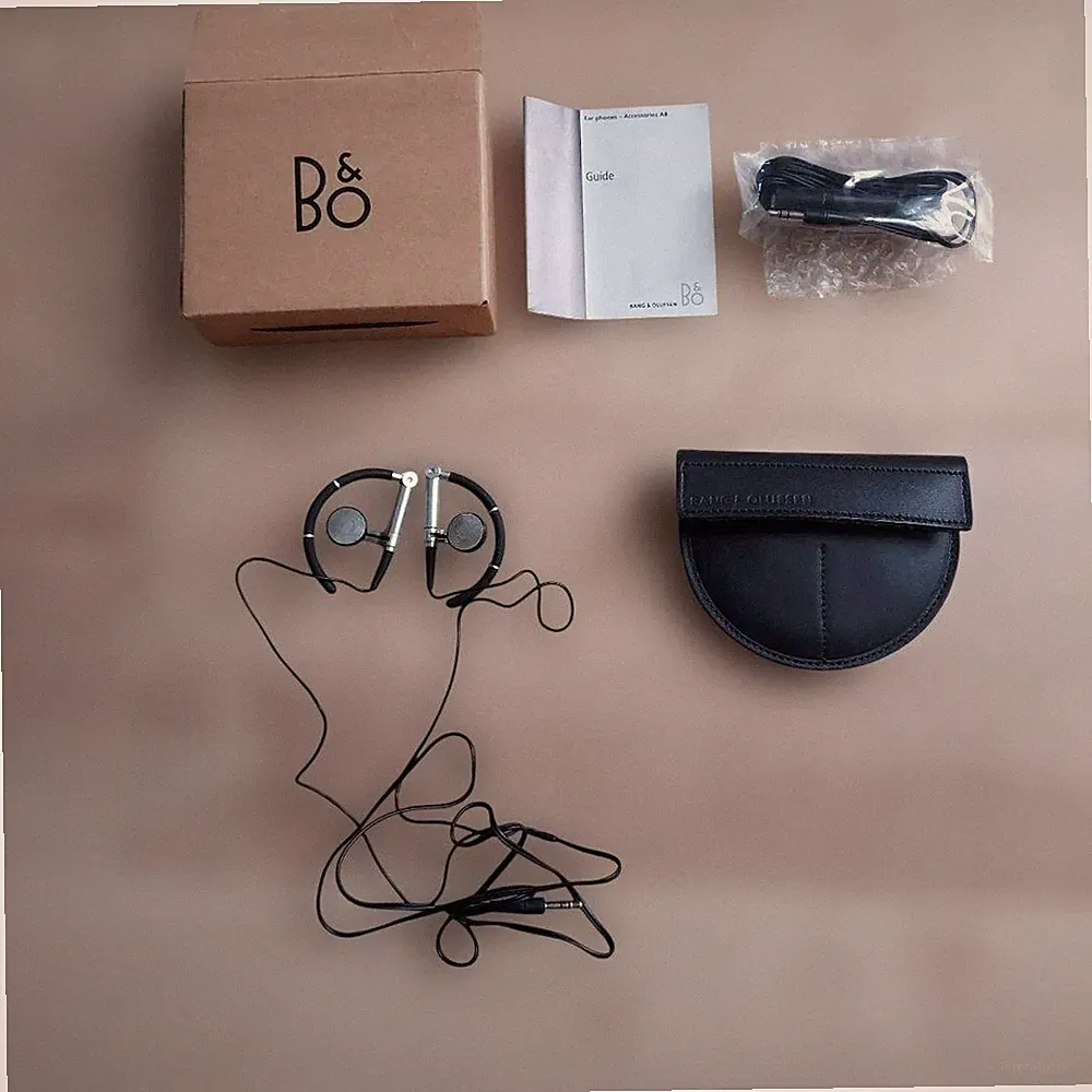 Bang & Olufsen A8 kabelgebundene Ohrhörer Ohrbügel Kopfhörer 3,5 mm HiFi B&O...